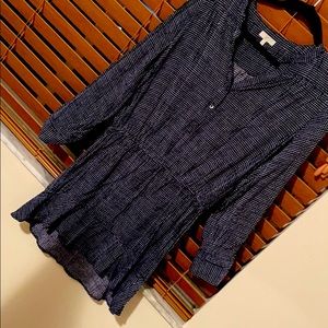 Joie blue and white dress